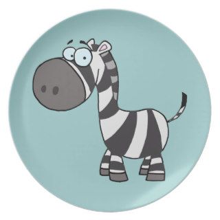 Blue Eyed Zebra Plate