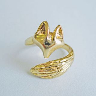 telling tails fox ring by eclectic eccentricity