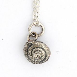 garden snail pendant by love from england