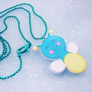 firefly acrylic childrens necklace by hoobynoo world