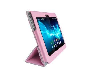 iShoppingdeals   for Sony Xperia Tablet S (SGPT121US/SGPT122US/SGPT123US) PU Leather Folio Cover Case, Pink Computers & Accessories