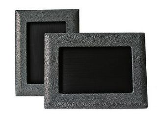 shagreen embossed photo frame by anna bilton