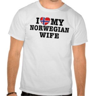 Norwegian Wife Tee Shirts