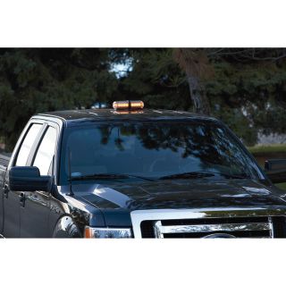 TruckStar 12 Volt DC Mini Lightbar — Amber, 10 15/16in.L x 5 3/4in.W x 3 7/16in.H, Model# 8891050