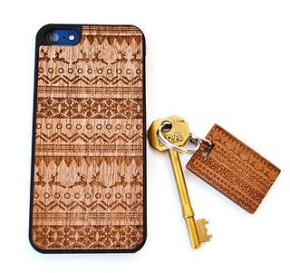 festive iphone and keyring gift set by made lovingly made