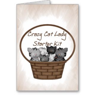 Cat Lady Starter Kit Greeting Cards