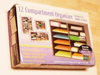 12 Compartment Paper Sorter Organizer OP NEW 12 42   Home Office Storage And Organization Products