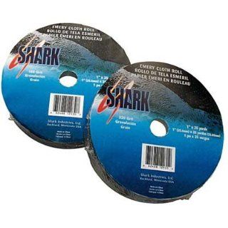 Shark 12929 1 Inch by 25 Yards Aluminum Oxide Emery Cloth Roll, 120 Grit   Welding Tools  