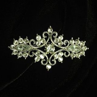 vintage sparkly art deco brooch by iamia