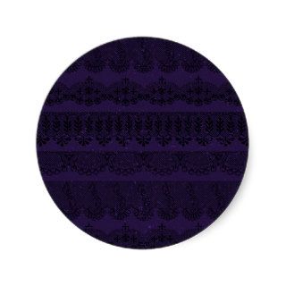 Purple Lace Rows Effect Stickers