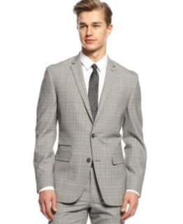 Bar III Carnaby Collection Black and White Plaid Dress Pants Slim Fit   Suits & Suit Separates   Men