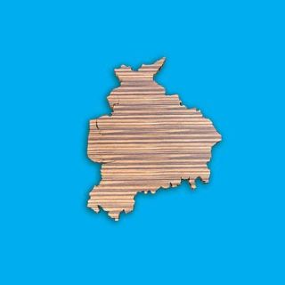 lancashire county shaped chopping board by county choppers