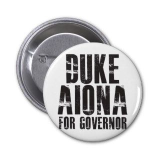 Duke Aiona For Governor 2010 Buttons