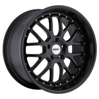 17x8 TSW Valencia (Matte Black) Wheels/Rims 5x114.3 (1780VAL205114M76) Automotive
