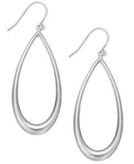 Giani Bernini 24k Gold over Sterling Silver Earrings, Large Open Teardrop Earrings   Earrings   Jewelry & Watches