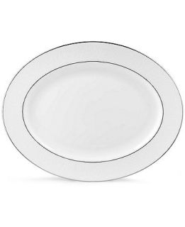 Lenox Hannah Platinum Large Oval Platter   Fine China   Dining & Entertaining
