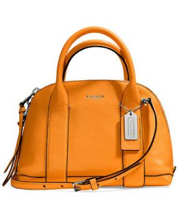 COACH BLEECKER MINI PRESTON SATCHEL IN PEBBLED LEATHER   COACH   Handbags & Accessories