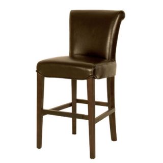 Orient Express Furniture Essentials 26 Bar Stool with Cushion (Set of