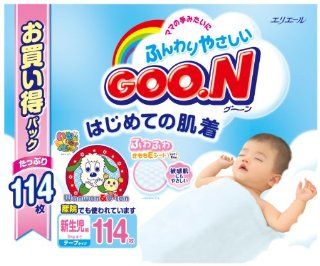 Goo.N Underwear newborn for the first time 　114sheets Health & Personal Care