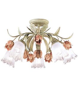 Crystorama Southport Semi Flush Ceiling Fixture   Lighting & Lamps   For The Home