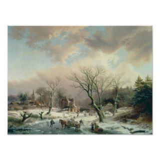 Winter Scene Print