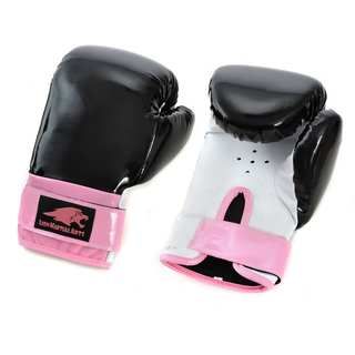 Lion Martial Arts Women's Pink/ Black 12 oz Boxing Gloves Boxing, MMA & Martial Arts
