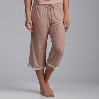 Jessica Simpson Women's 'Lulu' Rose Dust Crop Pajama Pants (S) Jessica Simpson Pajamas & Robes