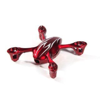 Hubsan X4 H107C RC Quadcopter Spare Parts Body Shell H107 A21 Red + Silver Toys & Games