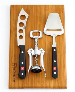 Wusthof Gourmet Cheese & Wine Set, 4 Piece Set   Cutlery & Knives   Kitchen
