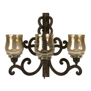 Forged Iron Triple Wall Sconce