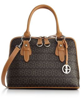 Giani Bernini Handbag, Block Signature Dome Satchel   Handbags & Accessories