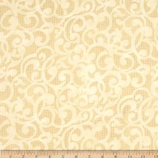 Filigree 108'' Wide Quilt Backing Tan Fabric