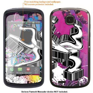 Decalrus Protective Decal Skin Sticker for Verizon Pantech Marauder case cover Marauder 108 Cell Phones & Accessories