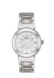 Bulova Women's 96P105 Diamond Accented Dial Bracelet White Dial Watch at  Women's Watch store.