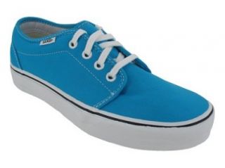 Vans Men's VANS 106 VULCANIZED SKATE SHOES 7 (SCUBA BLUE/ TRUE WHITE) Shoes