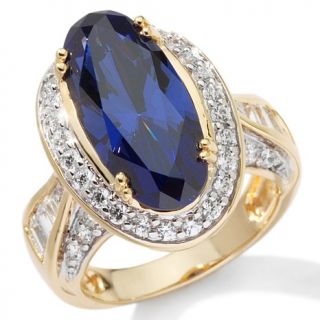Victoria Wieck 9.51ct Absolute™ Tanzanite Color and Clear Ring