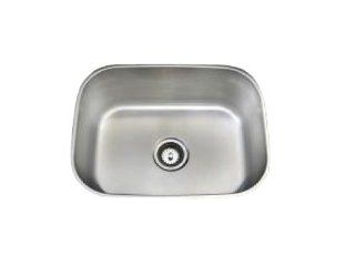 Amerisink/AS106 Undermount Single Bowl Sink, Stainless Steel, 18 gauge    