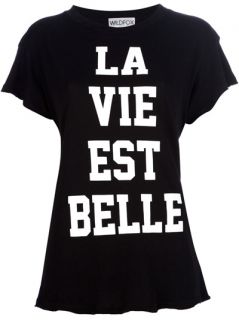 Wildfox 'la Vie Est Belle' T shirt
