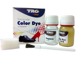 TRG the One Self Shine Leather Dye Kit #104 Bisquit Shoes