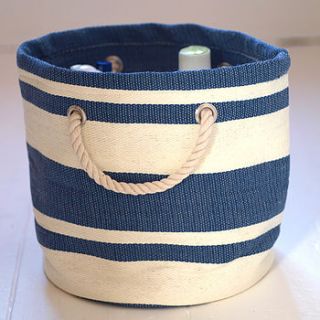 nautical bucket bag by drift living