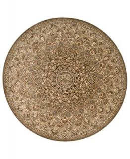 Nourison Round Rugs, Wool & Silk 2000 2260 Multi Color   Rugs