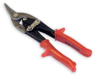 Olympia Tools 39 102 10" Left Cut Aviation Tin Snips, Red Grip   Nippers And Snips  