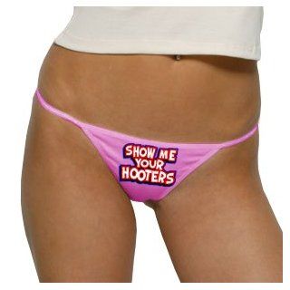 Show Me Your Hooters Thong #104 Clothing