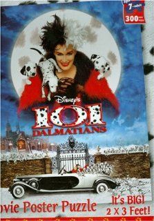 Disney Movie Poster Puzzle   101 Dalmations   300 Pieces Toys & Games