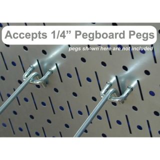 Wall Control Industrial Metal Pegboard — White, Three 16in. x 32in. Panels, Model# 35-P-3248WH  Pegboards