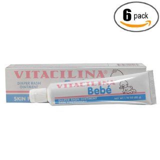 6pk   Vitacilina Bebe   Diaper Rash Ointment   Dermatitis Health & Personal Care