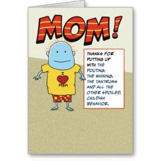 Funny Mother's Day card