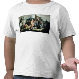 David Offering the Head of Goliath to King Saul Shirts