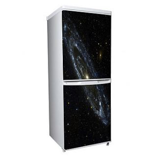 andromeda galaxy vinyl refrigerator cover by vinyl revolution