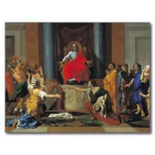 The Judgement of Solomon, 1649 Post Cards